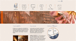 Desktop Screenshot of elabrazorestaurant.com